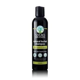 Natural Shampoo by Herbal Choice Mari (Lemongrass & Ginger, 8 Fl Oz Bottle) - Made with Organic Ingredients - No Toxic Synthetic Chemicals