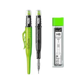 Pica Marker Architectural Mechanical Pencil Fine Dry 0.9mm Black HB 7070 24 Refills Black HB 7030 Set
