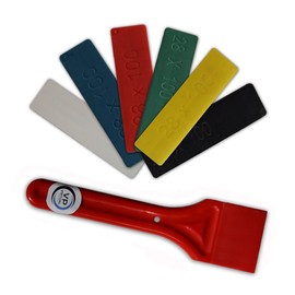 120 Pack of 28mm Window Glazing Packers/Spacers with Plastics Glazing Paddle/Shovel/Wedge