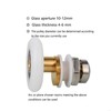 25mm Shower Door Rollers Replacement – Ultra-Quiet Sliding Glass Door