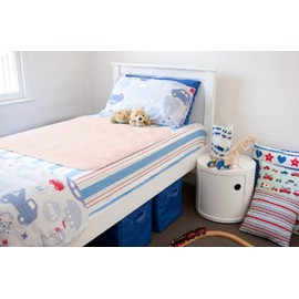 Comfortcare Incontinence Bed Pad, Waterproof Mattress Protector without Tucks/Flaps, Size: 85 x 90cm, Premium Quality Washable bed wetting sheet for adults or children, Colour: Pink