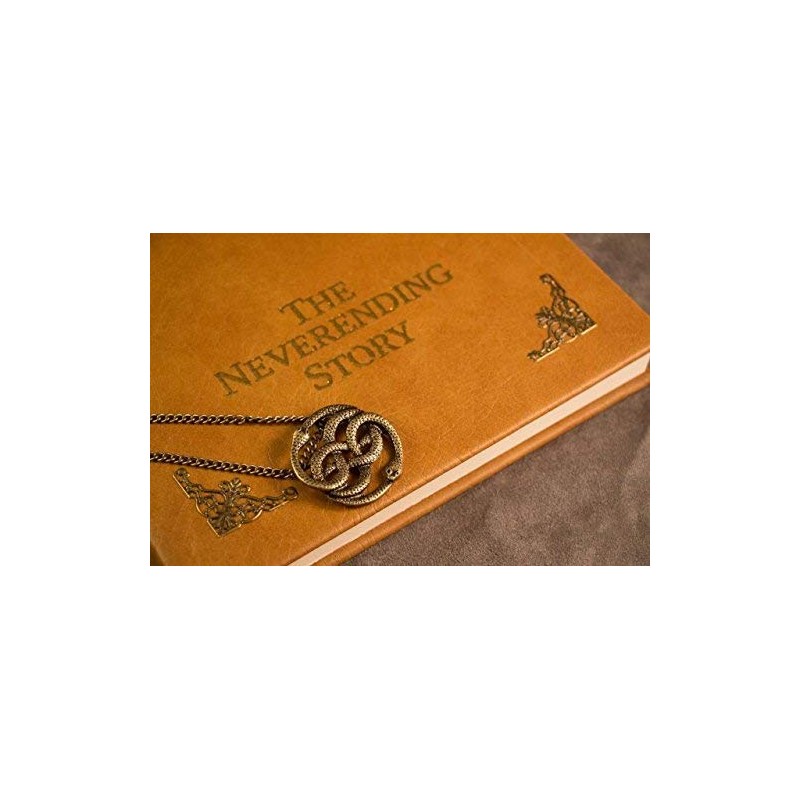 Auryn - Collar con colgante en tono dorado (inspirado en