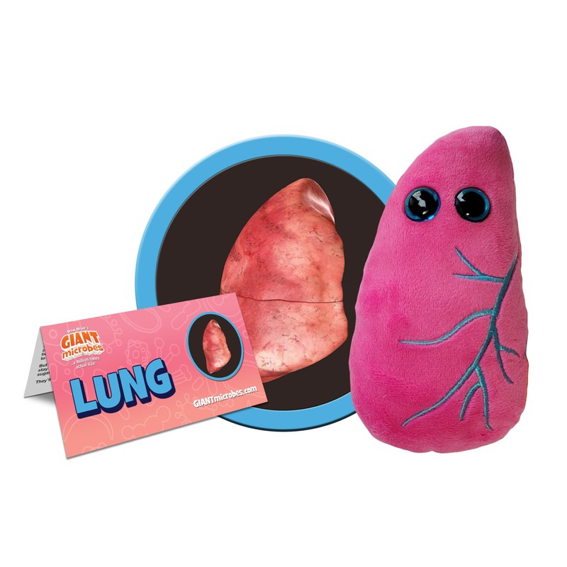 GIANTmicrobes Lung Plush