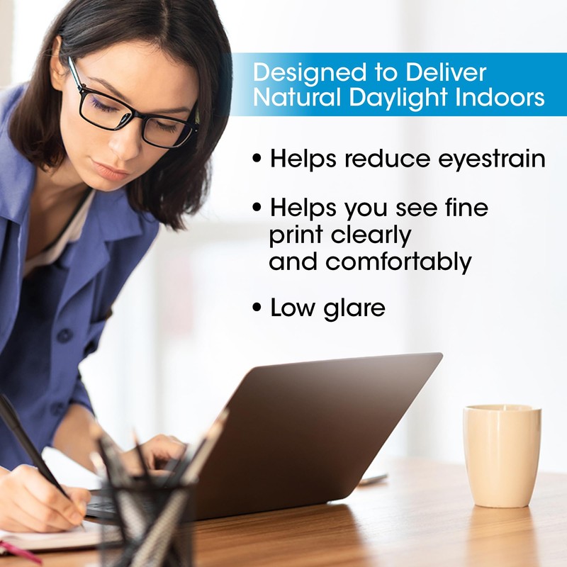 OttLite 290009 LED Task Lamp in White