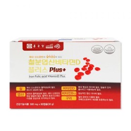 Iron Folic Acid Vitamin D Chong Kun Dang Iron Folic Acid Vitamin D Plus 60 Capsules 1 / 종근당 철분 엽산 비타민D 플러스 60캡슐 1개