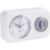 Present Time Table Clock, White, One Size