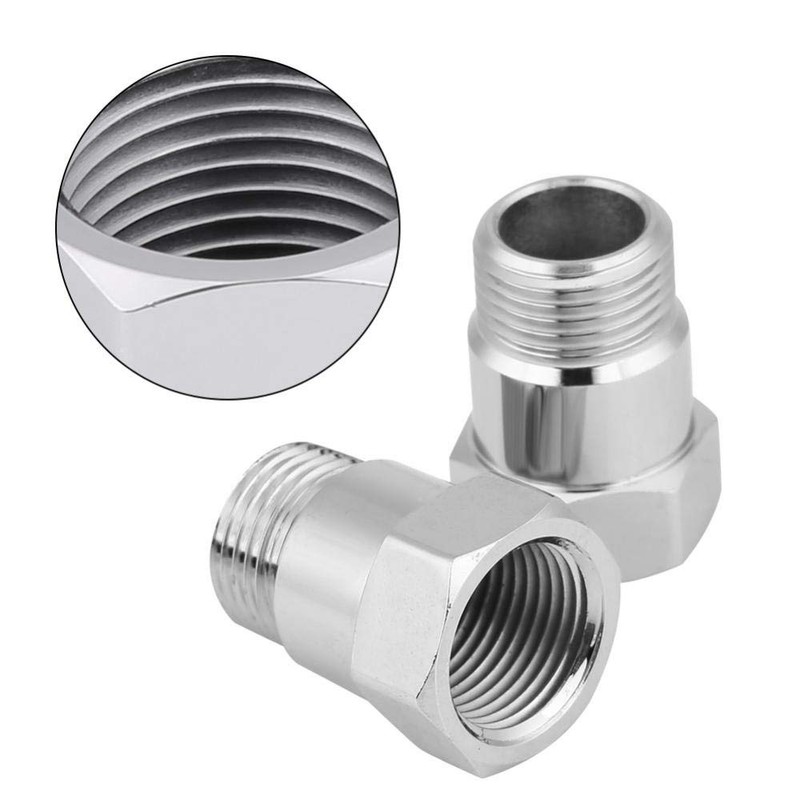 KIMISS 2Pcs O2 Sensor Spacer O2 Sensor Extender 32mm M18*1.5