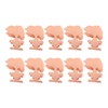 10pcs Metal Binder Clips Innovative Cartoon Cute Shape Electroplated Rustproof