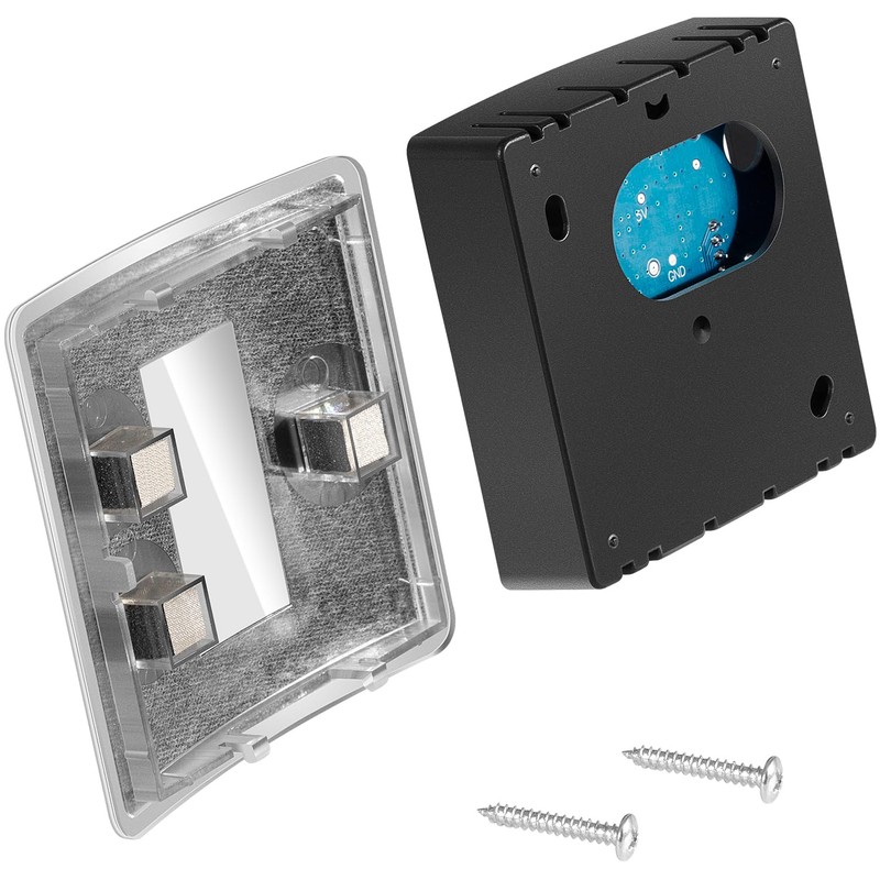Bonbo 3316250.712 Digital LED Black Thermostat for RV/Camper Conditioner, Replace