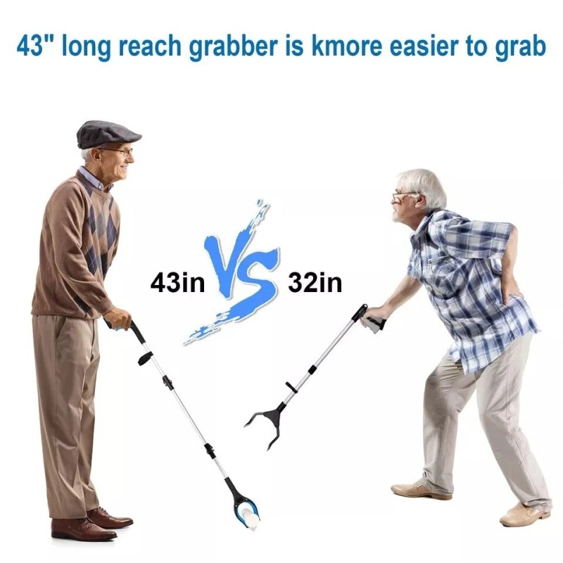 Honeysuckle 43 inch Extra Long Grabber ToolFoldable Pick Up Stick