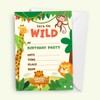 32 Safari Party Invites Kids Childrens Birthday Party Invitations with