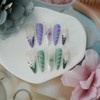 Tesytto 3D Design Flora Press On Nails - 10pcs Handmade