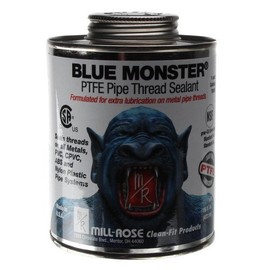 Millrose Mill-Rose 16 Fluid Ounce Heavy-Duty Industrial Grade MIL-R 76005 1 Pint Blue Monster Compound PTFE, Fl Oz
