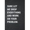 Sure Let Me Drop Everything And Work On Your Problem: