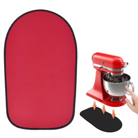 Sliding Mat for Stand Mixer,Mixer Mover Slider Mat Pad,Heat Resistant Mat For Appliance,Kitchen aid Mixers Accessories. (Red, For 5-8 Qt Mixer)