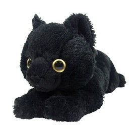 Hiza Neko (Knee Cat) Plush, Black, Small