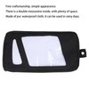 10in Black Surfboard Surfing Fin Storage Bag Durable Canvas Handbag