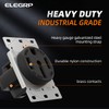 ELEGRP 50 Amps 125/250V Range Oven Stove Receptacle, NEMA 14-50R