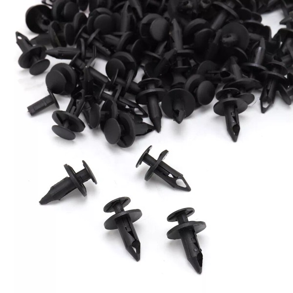 Cequent Unbranded 120PCS 8mm Bumper Clips Auto Car Hole Retainer