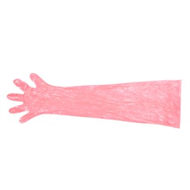 100PCS Disposable Long Glove Veterinary Examination Artificial Insemination Glove for Pig Cattle Sheep