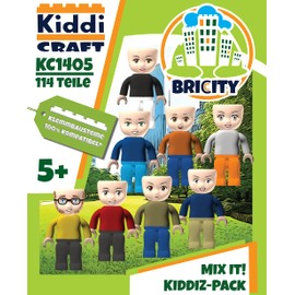 Kiddicraft KC1405 KIDDIZ Figure Pack Mix It! - Clamping Block Figures