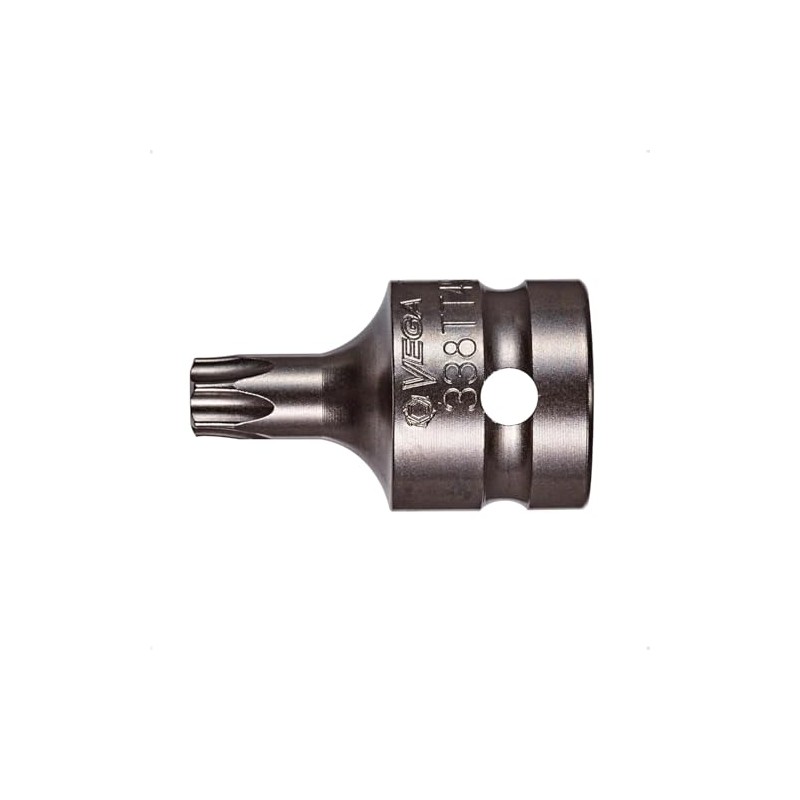 VEGA Torx Tamper T50 Socket Bit. Professional Grade 1/2" Square
