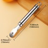 2Pcs Stainless Steel Orange Peeler Tool, Citrus Peeler with Triangular