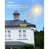 Ensenior 5 Motion Sensor Modes Solar Security Light, 1800LM 270°