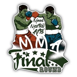 Zirni Mixed Martial Arts Final Round Sticker Decal Design