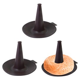 HUIKANGSHENG 3 Piece Donut Mold for Baking,Silicone Donut mold,Non-Stick Silicone Donut Pans for Bagels and Doughnuts