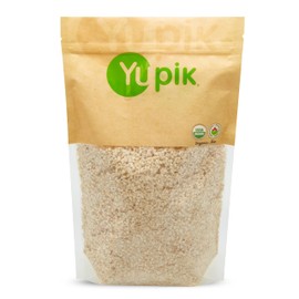 Yupik Organic White Quinoa Flakes, 2.2 lb (35.2 oz), Non-GMO, Gluten-Free, Kosher, Vegan, Salt-Free, Oil-Free, Plant-Based Protein, Source of Fiber, Alternative to Oats, Ideal for Baking & Cooking