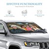 Funny Windshield Sun Shade Foldable Sunshade for Car Windshield Covers