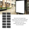 12Pcs Standoff Screws Stainless Steel Wall Mount Advertising Holder Acrylic