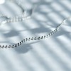 [Cloud-jewelry] 3mm/42cm Ball Chain Necklace, 925 Silver, Sterling Silver