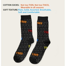 SUNFYCN Music Album Inspired Gift Women Socks Music Lover Gift Singer's Merchandise Socks for Singer Fans, Athletic Socks for Birthday Graduation Christmas Gifts