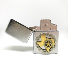 State of Texas Thunderbird Vector Pocket Lighter Stainless Steel Single Torch Cigar Lighter – Cigar Cutters by Jim