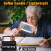 Tobegiga Rechargeable Magnifying Glass with Light for Reading, 5X Large
