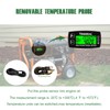 Yooreal Engine Water Oil Temperature Gauge Digital Tachometer Hour Meter,Alert