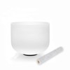 TAIFENG B Note Crown Chakra Quartz Frosted Crystal Singing Bowl