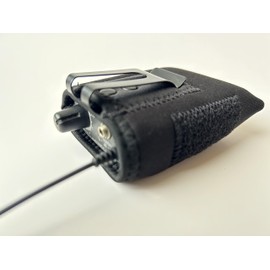 Nylon Industries Neoprene Protective Sleeves for IFB's and Transmitters, Metal Clip Mount