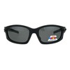 PASTL TAC Polarized Sunglasses Mens Oval Rectangular Sports Wrap Around
