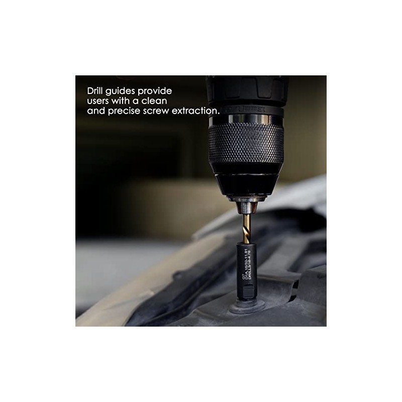 55-Piece Easy Out Screw Extractor Set with Broken Bolt Extractor