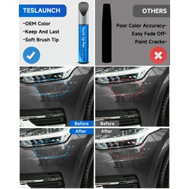 Teslaunch 728 Thunder Grey Metallic Touch Up Paint Compatible with Volvo Exact Match Touch Up Paint Car Scratch Repair