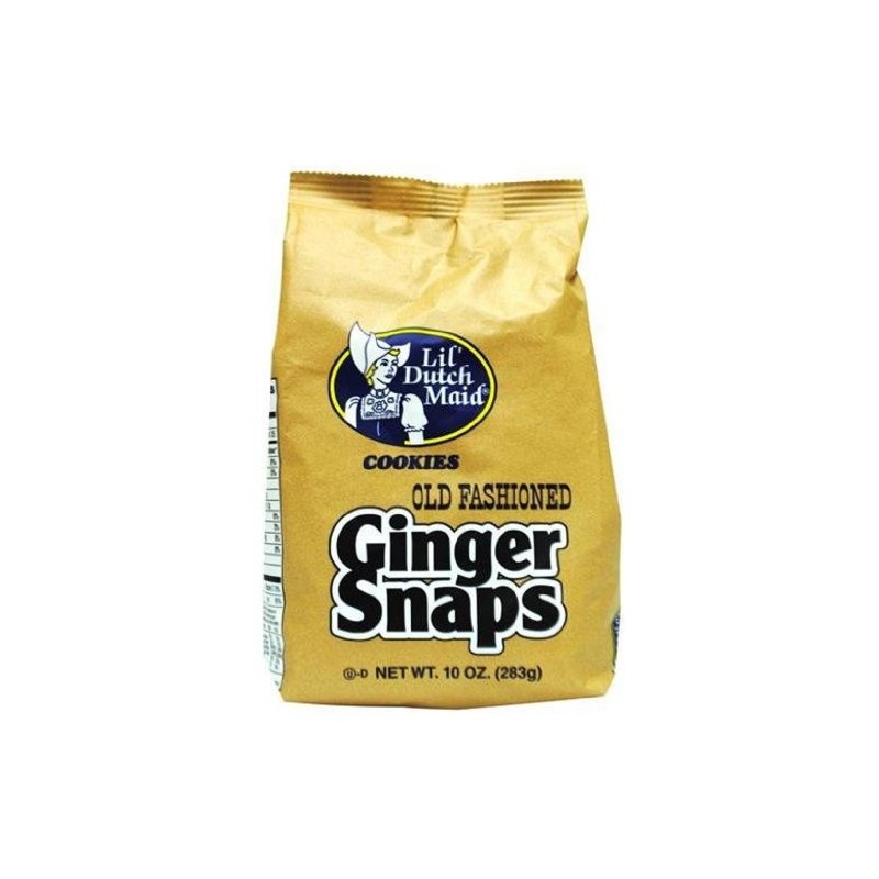 Lil' Dutch Maid Old Fashioned Ginger Snaps Cookies (Two 10oz