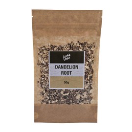 Lowhill Valley Dandelion Root Herbal Tea - Naturally Enhance Digestion – 100% Pure Dried Dandelion Root – No Additives or Preservatives – Responsibly Sourced Taraxacum officinale – 50g