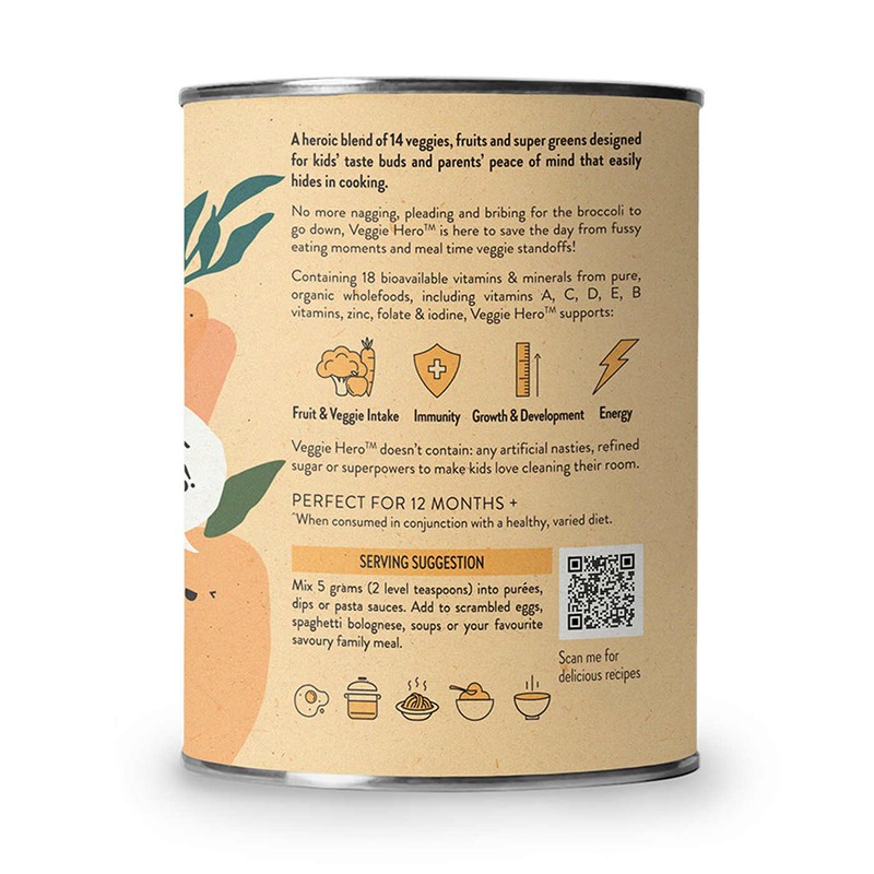 Nutra Organics Veggie Hero, 200g