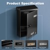 KINGCEPHAS Outside Wall-Mounted Mailbox with Combination Lock, Suggestion Box, Square