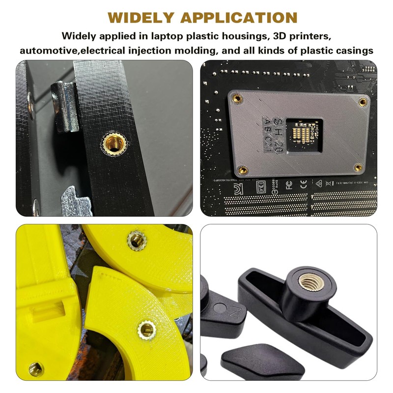 Threaded Insert, Press-in Nuts, Brass Embedding Nuts, Knurled Nuts, Threaded