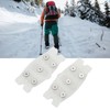 1 Pair Crampon Traction Cleats Anti Skid Traction Grips with