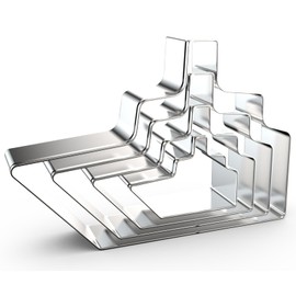 Ship Boat Cookie Cutter Set - 5", 4", 3", 2" - 4 Piece - Stainless Steel